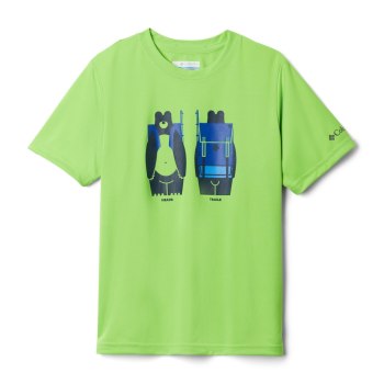 Columbia T-Shirt Jongens, Little Trek Groen, 70RGXAKLS